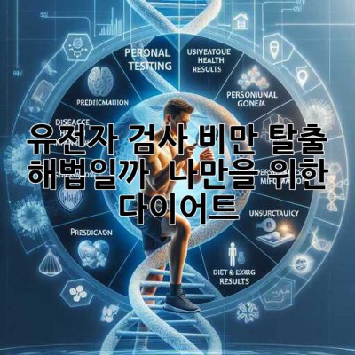 유전자 검사, 비만 탈출 해법일까? 🧬 나만을 위한 다이어트!