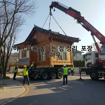이사 효율 높이는 짐 정리 & 포장 노하우!