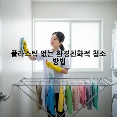플라스틱 없는 환경친화적 청소 방법