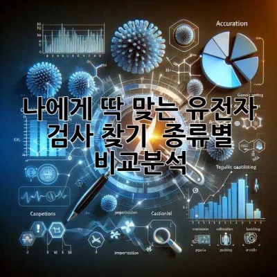 나에게 딱 맞는 유전자 검사 찾기 🧬 종류별 비교분석!