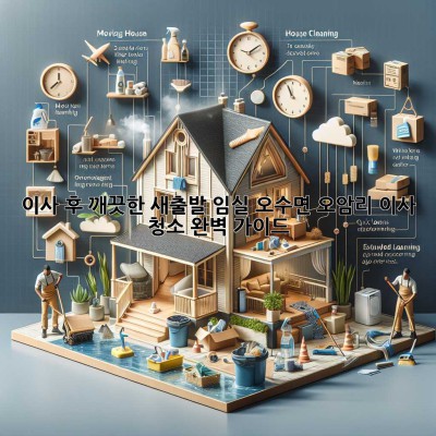 이사 후 깨끗한 새출발! 임실 오수면 오암리 이사 청소 완벽 가이드
