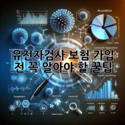 유전자검사🧬: 보험 가입 전 꼭 알아야 할 꿀팁🍯