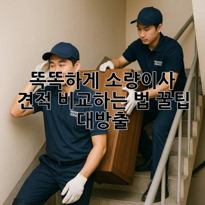 📦 똑똑하게 소량이사 견적 비교하는 법! 꿀팁 대방출 🍯
