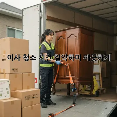 이사 청소, 시간 절약하며 깨끗하게! ✨