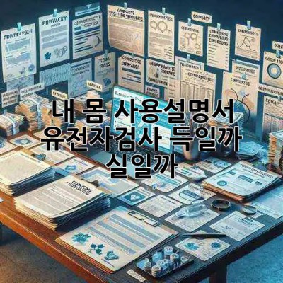 내 몸 사용설명서🧬 유전자검사, 득일까 실일까?🤔