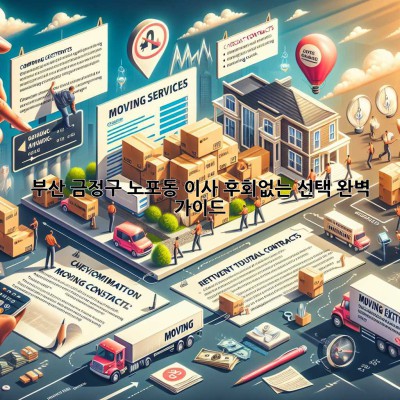 부산 금정구 노포동 이사, 후회없는 선택 완벽 가이드!